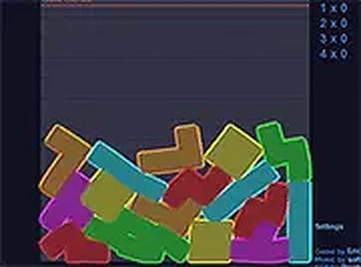 JelloTetrix Online Puzzle Game
