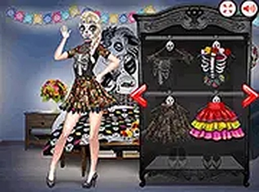 Bffs Day of The Dead Dress Up Game Online