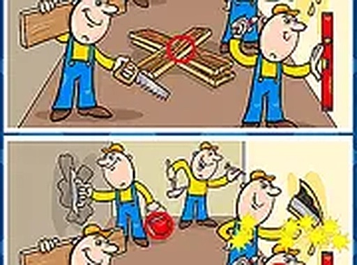Toons Differences Spot the Difference Puzzle Game