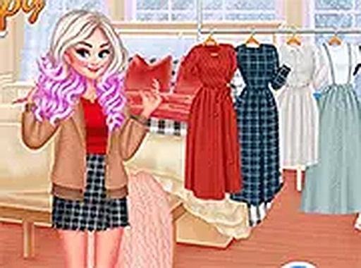 All Year Round Fashion Addict Frosty Girl Dress Up Game