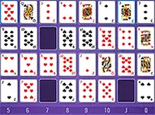 Gaps Solitaire Online Puzzle Game
