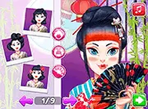 Geisha Glass Skin Routine Makeover Game Online