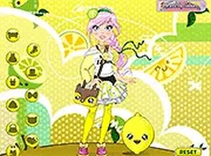 Kawaii Lemon Dressup Game Online