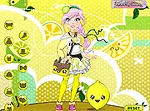 Kawaii Lemon Dressup Game Online