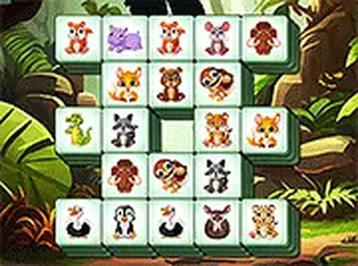 Jungle Mahjong Puzzle