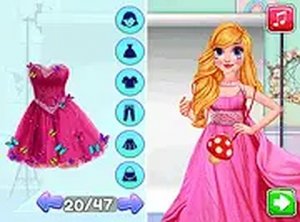 Fashionista Watercolor Fantasy Dress Up Online Game
